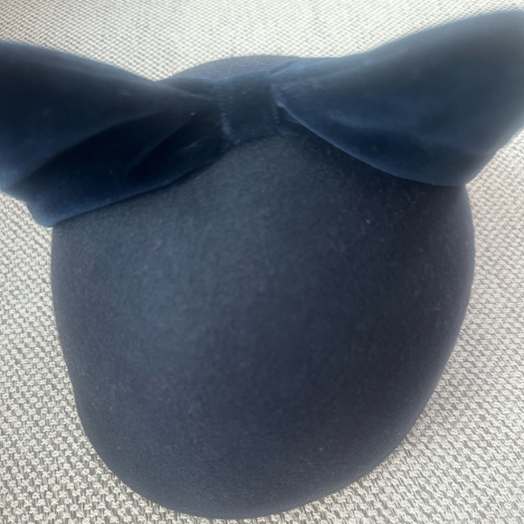 Federica Moretti Wool Bunny Hat with the Velvet Bow main image 3